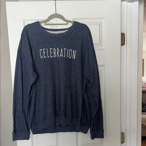 Blue Celebration Sweater